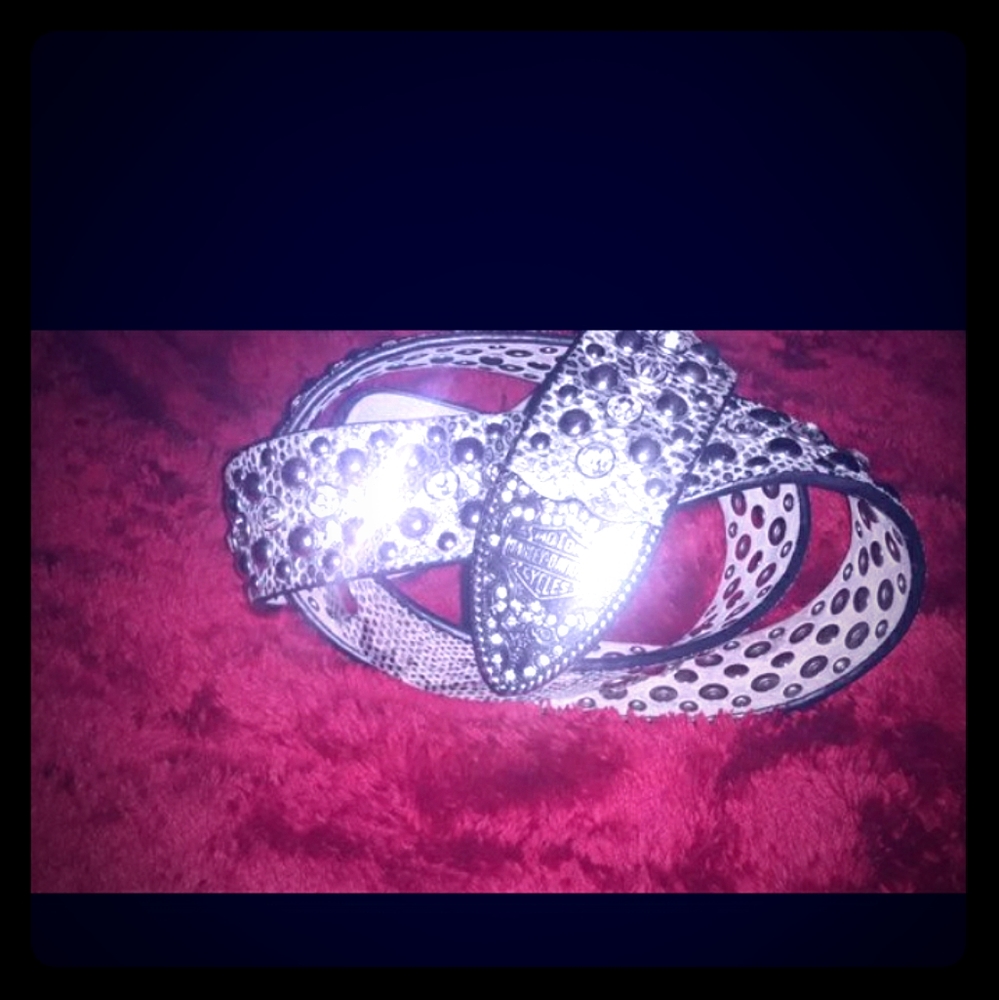 Harley Davidson crystal belt